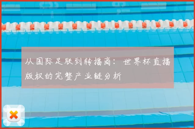 从国际足联到转播商：世界杯直播版权的完整产业链分析