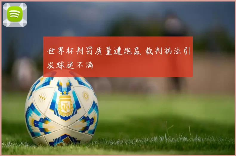 世界杯判罚质量遭炮轰 裁判执法引发球迷不满